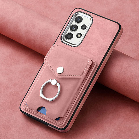 Funda Silicona Goma de Cuero Carcasa SD3 para Samsung Galaxy A23 5G Rosa