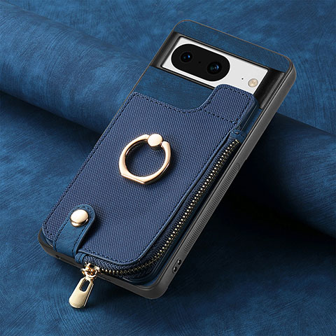 Funda Silicona Goma de Cuero Carcasa SD4 para Google Pixel 8 5G Azul