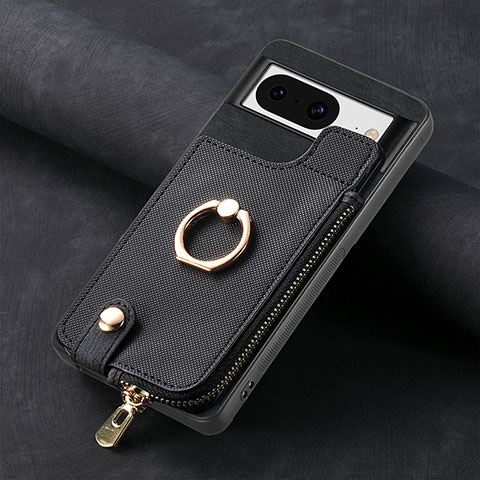 Funda Silicona Goma de Cuero Carcasa SD4 para Google Pixel 8 5G Negro