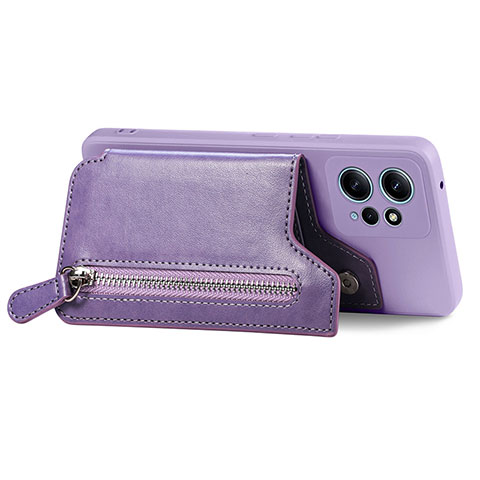 Funda Silicona Goma de Cuero Carcasa SD4 para Xiaomi Redmi Note 12 4G Morado