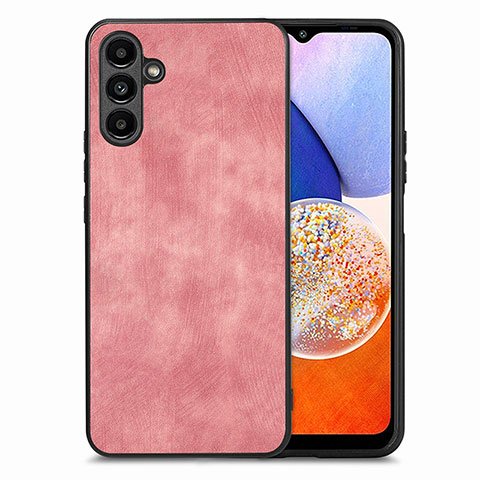 Funda Silicona Goma de Cuero Carcasa SD5 para Samsung Galaxy A14 5G Rosa