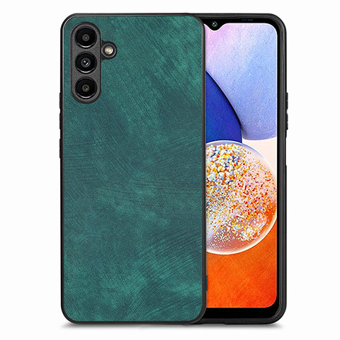 Funda Silicona Goma de Cuero Carcasa SD5 para Samsung Galaxy A14 5G Verde