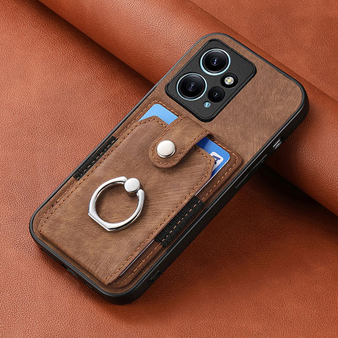 Funda Silicona Goma de Cuero Carcasa SD5 para Xiaomi Redmi Note 12 4G Marron