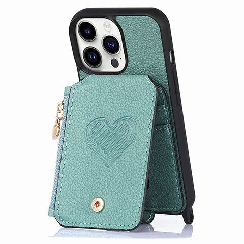 Funda Silicona Goma de Cuero Carcasa SD7 para Apple iPhone 13 Pro Azul