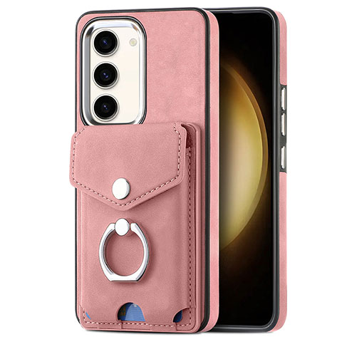 Funda Silicona Goma de Cuero Carcasa SD7 para Samsung Galaxy S22 Plus 5G Rosa