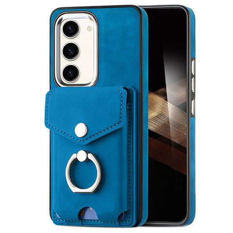 Funda Silicona Goma de Cuero Carcasa SD7 para Samsung Galaxy S24 5G Azul