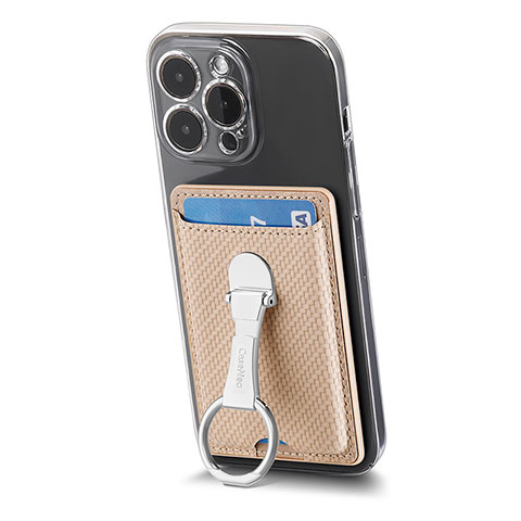 Funda Silicona Goma de Cuero Carcasa SD9 para Apple iPhone 15 Pro Max Oro