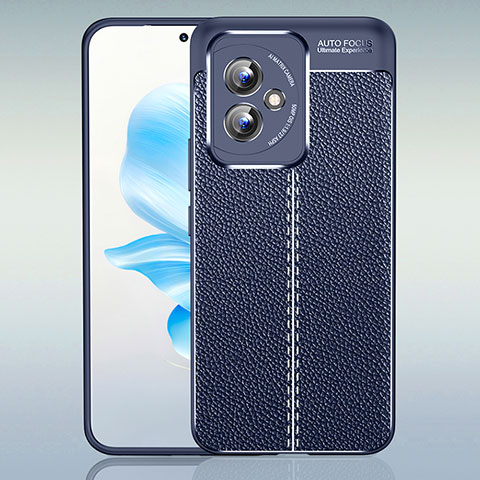 Funda Silicona Goma de Cuero Carcasa WL1 para Huawei Honor 100 5G Azul