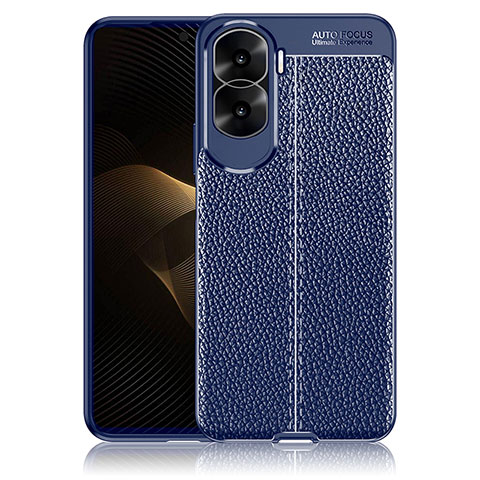 Funda Silicona Goma de Cuero Carcasa WL1 para Huawei Honor X50i 5G Azul