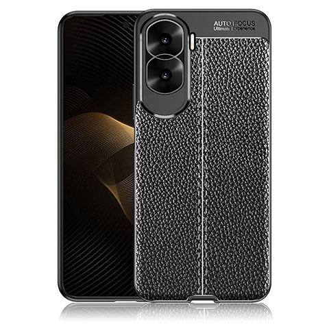 Funda Silicona Goma de Cuero Carcasa WL1 para Huawei Honor X50i 5G Negro