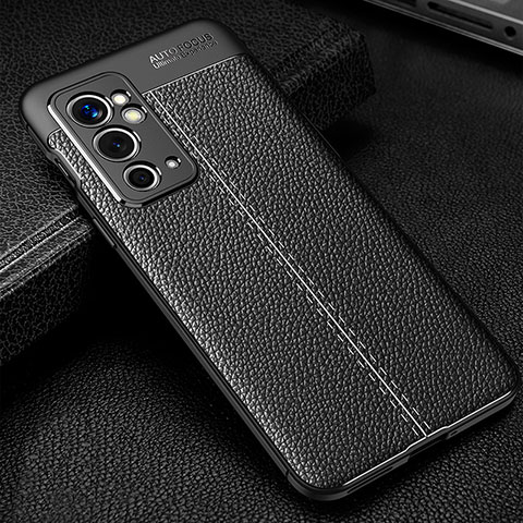 Funda Silicona Goma de Cuero Carcasa WL1 para OnePlus 9RT 5G Negro