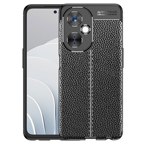 Funda Silicona Goma de Cuero Carcasa WL1 para OnePlus Nord CE 3 5G Negro