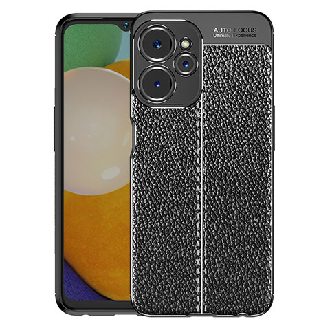 Funda Silicona Goma de Cuero Carcasa WL1 para Realme 9i 5G Negro