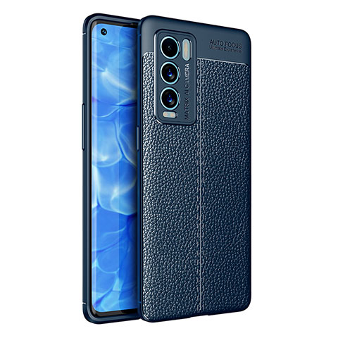 Funda Silicona Goma de Cuero Carcasa WL1 para Realme GT Master Explorer 5G Azul