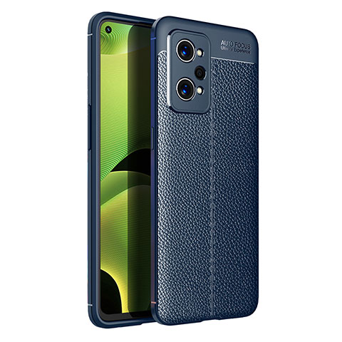 Funda Silicona Goma de Cuero Carcasa WL1 para Realme GT2 Pro 5G Azul