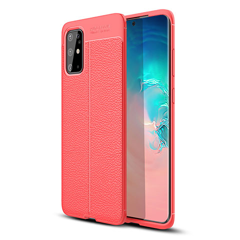 Funda Silicona Goma de Cuero Carcasa WL1 para Samsung Galaxy S20 Plus 5G Rojo