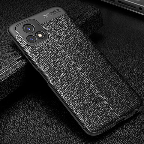 Funda Silicona Goma de Cuero Carcasa WL1 para Vivo iQOO U3 5G Negro