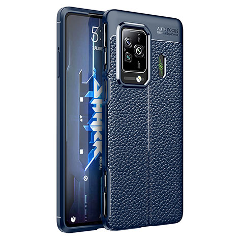 Funda Silicona Goma de Cuero Carcasa WL1 para Xiaomi Black Shark 5 5G Azul