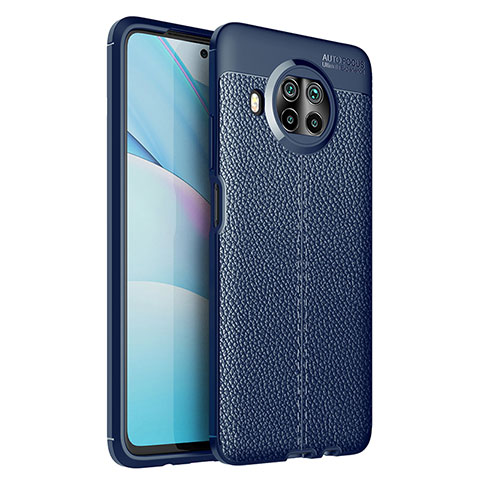 Funda Silicona Goma de Cuero Carcasa WL1 para Xiaomi Mi 10i 5G Azul