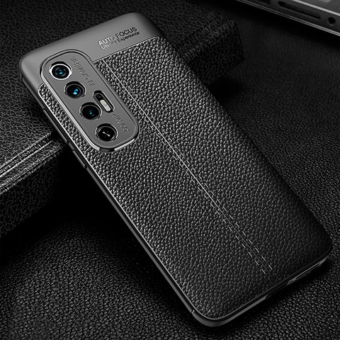 Funda Silicona Goma de Cuero Carcasa WL1 para Xiaomi Mi 10S 5G Negro