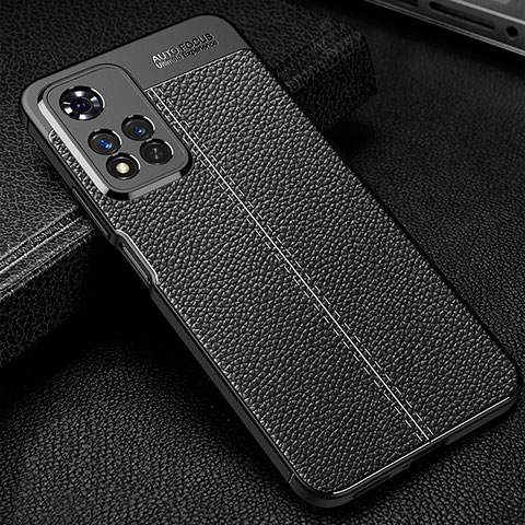 Funda Silicona Goma de Cuero Carcasa WL1 para Xiaomi Mi 11i 5G (2022) Negro