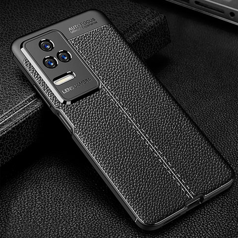 Funda Silicona Goma de Cuero Carcasa WL1 para Xiaomi Redmi K50 Pro 5G Negro