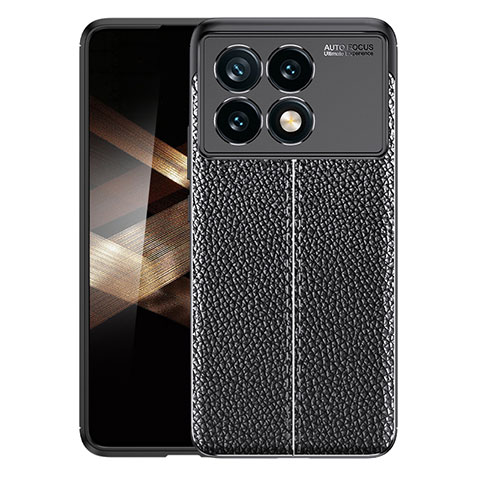 Funda Silicona Goma de Cuero Carcasa WL1 para Xiaomi Redmi K70 5G Negro