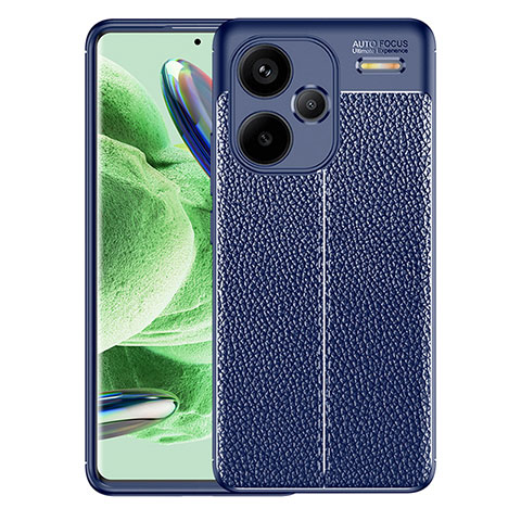 Funda Silicona Goma de Cuero Carcasa WL1 para Xiaomi Redmi Note 13 Pro+ Plus 5G Azul