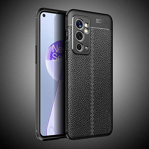 Funda Silicona Goma de Cuero Carcasa WL2 para OnePlus 9RT 5G Negro