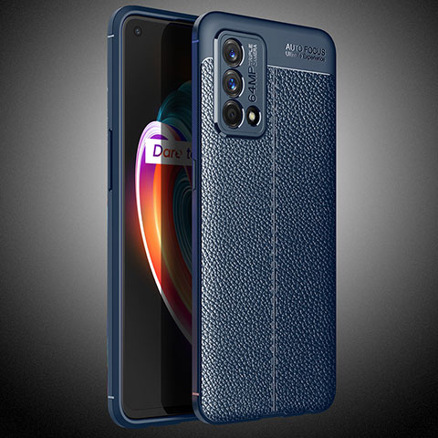 Funda Silicona Goma de Cuero Carcasa WL2 para Realme GT Master 5G Azul