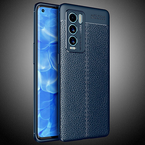 Funda Silicona Goma de Cuero Carcasa WL2 para Realme GT Master Explorer 5G Azul