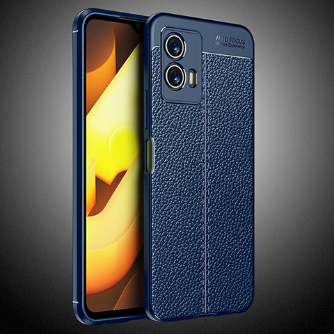 Funda Silicona Goma de Cuero Carcasa WL2 para Vivo iQOO U5 5G Azul