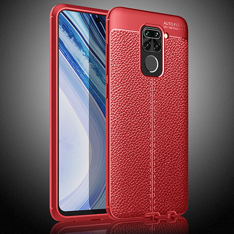 Funda Silicona Goma de Cuero Carcasa WL2 para Xiaomi Redmi 10X 4G Rojo