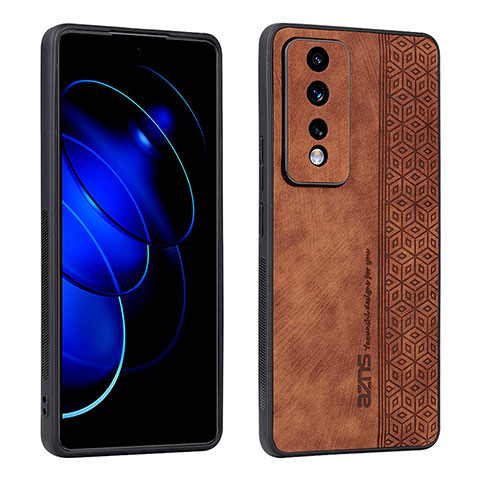 Funda Silicona Goma de Cuero Carcasa YZ1 para Huawei Honor 80 GT 5G Marron