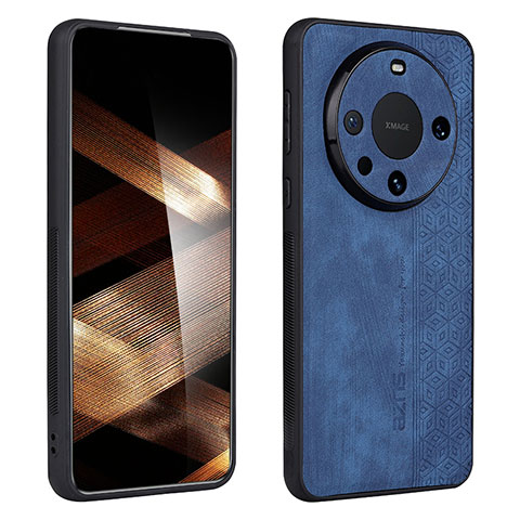 Funda Silicona Goma de Cuero Carcasa YZ1 para Huawei Mate 60 Pro Azul