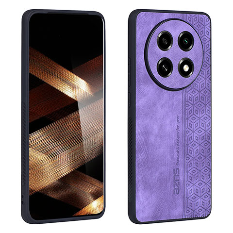 Funda Silicona Goma de Cuero Carcasa YZ1 para Oppo A2 Pro 5G Purpura Claro