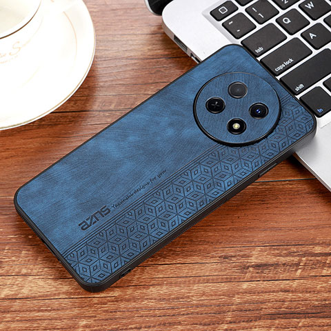 Funda Silicona Goma de Cuero Carcasa YZ2 para Huawei Nova Y91 Azul