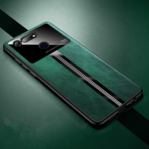 Funda Silicona Goma de Cuero Carcasa Z01 para Huawei Honor V20 Verde