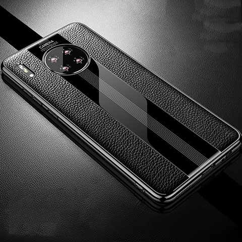 Funda Silicona Goma de Cuero Carcasa Z01 para Huawei Mate 30 5G Negro