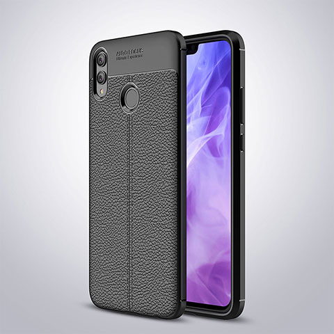 Funda Silicona Goma de Cuero Q01 para Huawei Honor View 10 Lite Negro