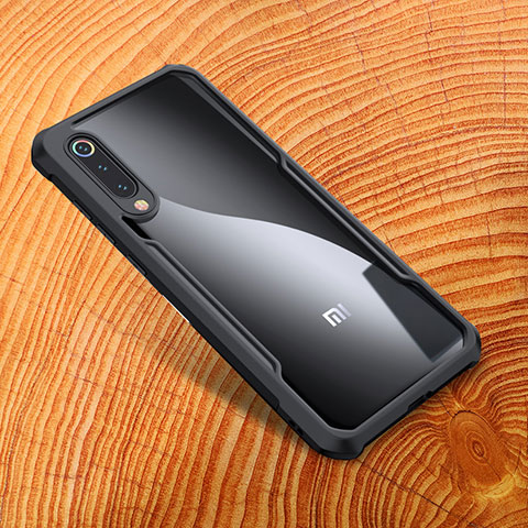 Funda Silicona Goma Espejo M01 para Xiaomi Mi 9 Negro