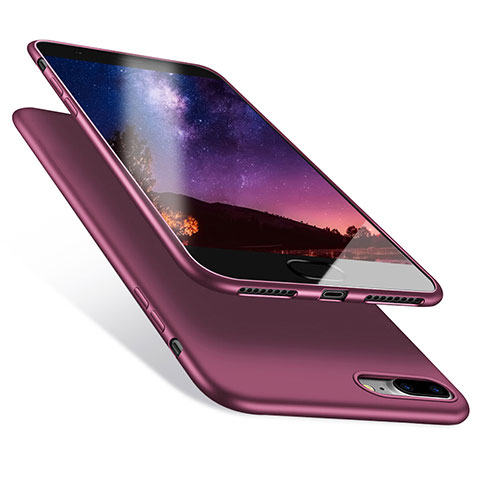 Funda Silicona Goma Gel para Apple iPhone 7 Plus Morado