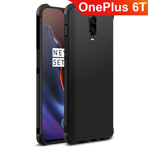 Funda Silicona Goma para OnePlus 6T Negro