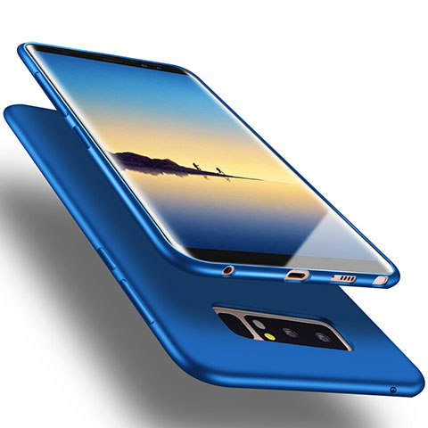 Funda Silicona Goma para Samsung Galaxy Note 8 Duos N950F Azul