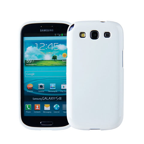 Funda Silicona Goma para Samsung Galaxy S3 III i9305 Neo Blanco