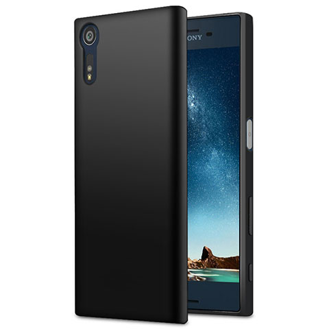 Funda Silicona Goma para Sony Xperia XZs Negro