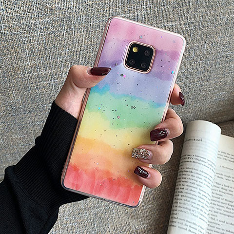 Funda Silicona Goma Patron de Moda Carcasa K03 para Huawei Mate 20 Pro Vistoso