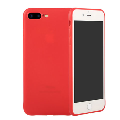 Funda Silicona Goma TPU C02 para Apple iPhone 8 Plus Rojo