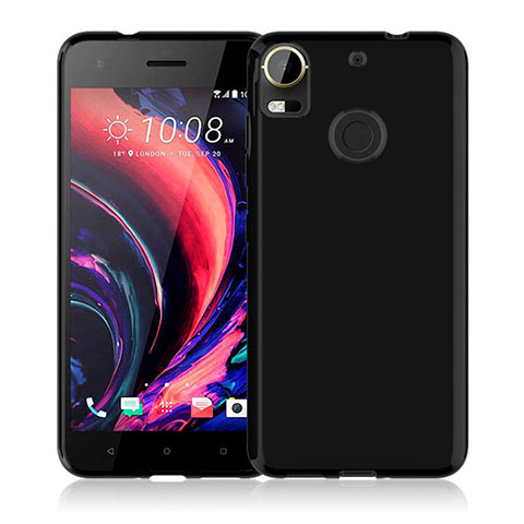 Funda Silicona Goma TPU para HTC Desire 10 Pro Negro