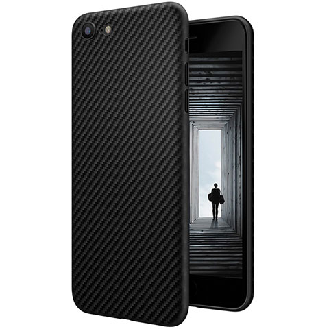 Funda Silicona Goma Twill B02 para Apple iPhone 6 Plus Negro